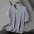 thumbnail image 3 of Quick Dry Sport Running T Shirt Men's For 2023 T-Shirt Short Sleeves Summer Casual OverSize 5XL Top Tees GYM Tshirt Clothes, 3 of 5