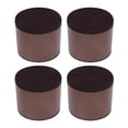 thumbnail image 2 of Set of Risers Solid Furniture Lifts Table Sofa Feet Protector for Home Office - Brown 80x52mm, 2 of 8