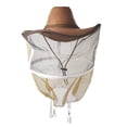 thumbnail image 1 of Sombrero de Apicultura para Niño, , , Velo de Red para s, Protección para La Cabeza, Marrón Soledad Sombrero de velo de apicultura, 1 of 9
