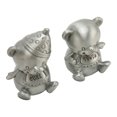 thumbnail image 2 of Un delicado cofre del tesoro grabado para los recuerdos de los dientes de leche de los niños Adorable guardián de dientes de aleación de zinc con forma de oso, 2 of 8