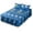 Blue, variant on Plaid Ruffled Bed Skirt Set,3 Piece Dustproof Soft Washable Check Pattern Mattress Cover and Pillowcases for Bedroom Guest Room Hotel
