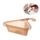 thumbnail image 1 of Escurridor triangular de acero inoxidable para fregadero de cocina, cesta de drenaje para alimentos, verduras, pelar huevos, organizador de almacenamiento, estante de cocina, 1 of 4
