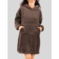 thumbnail image 4 of Camison Para Dormir Mujer Pijama Aborregada Batas Dama Bluson Maxi Sudadera Polar, 4 of 5