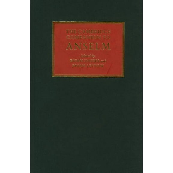 Cambridge Companions to Philosophy (Hard The Cambridge Companion to Anselm, (Hardcover)