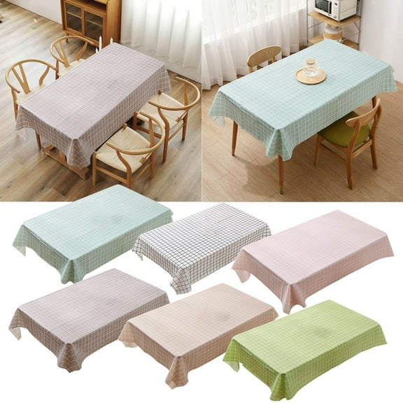 1X Wallpaper Plastic Checkered Tablecloth Red and White Picnic Disposable Table Cover Rectangular Gingham Tablecover for Birthdays Carnivals Parties Table Cloth