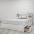 thumbnail image 1 of Home Square 2 Piece Full Size Storage Bedroom Set White, 1 of 5