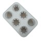 thumbnail image 5 of Juego De 6 Cubitos De Hielo En Una Bandeja Con Palitos, Fáciles De Sacar, Para Hacer Helados Caseros (Azul), 5 of 8