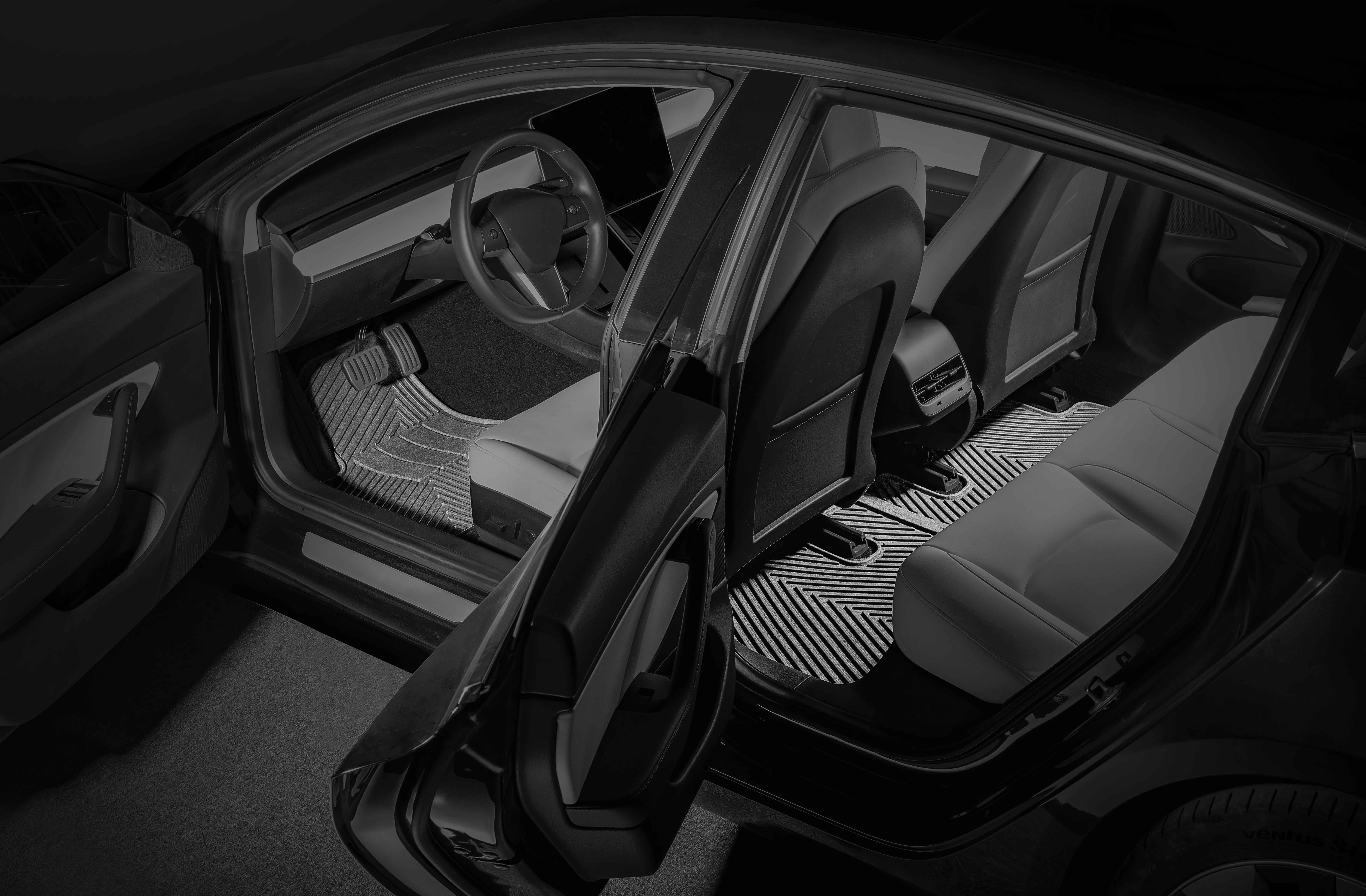 Road Comforts 4 Piece Set Standard Custom Fit Floor Mat Fits select: 2016-2021 HONDA CIVIC