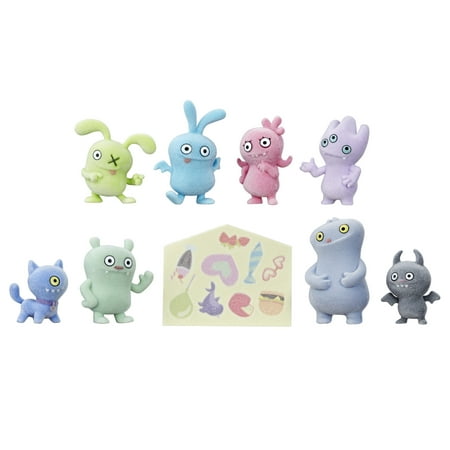 UglyDolls Super Soft and Fuzzy Mini Toys with Stickers, Inspired by the UglyDolls