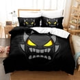thumbnail image 1 of Ensemble de Literie Angry Geometry Dash Simple Simple Double Grand Très Grand Size Ensemble de Lit Adulte Enfant Chambre Housse de Couette Ensembles Jeu Draps de Lit, 1 of 5