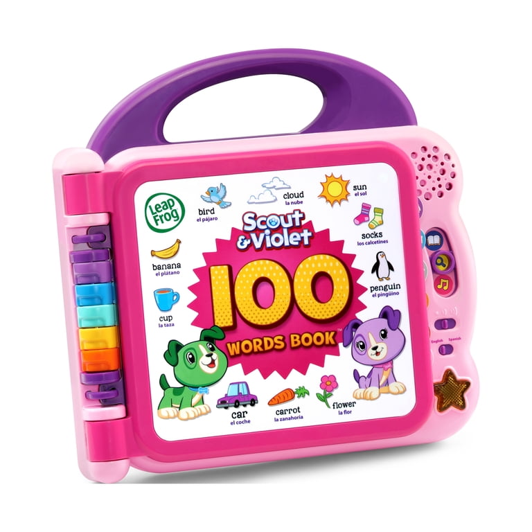 LeapFrog Learning Friends 100 Words Interactive Sounds Book, Pink