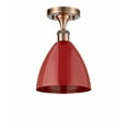 thumbnail image 1 of Innovations Lighting - Plymouth Dome - 1 Light Semi-Flush Mount In Industrial, 1 of 1