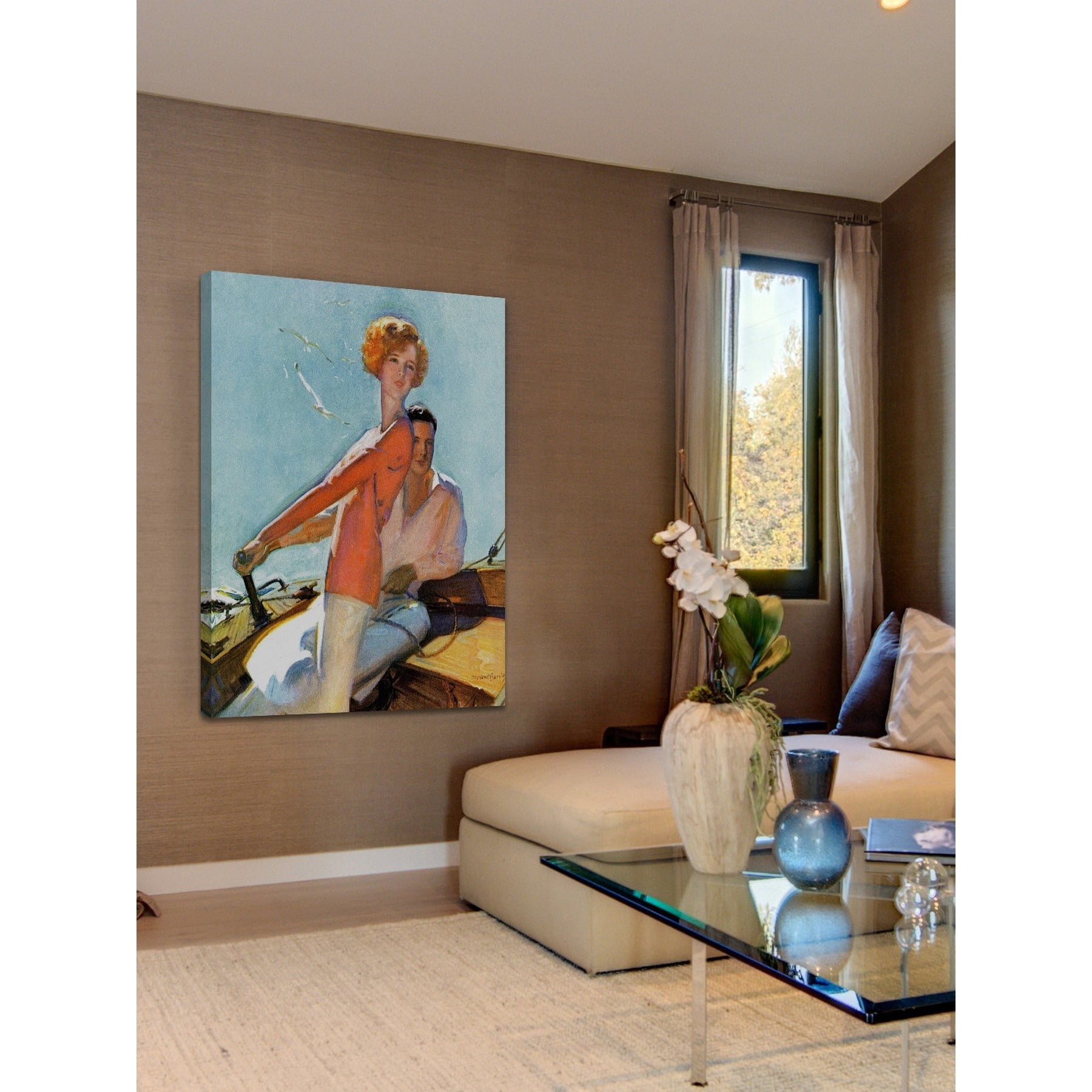 Marmont Hill - "Day Sailing" Painting Print on Wrapped Canvas
