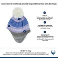 thumbnail image 4 of Grand Sierra Toddler (2-4) Lined Striped Winter Hat with Ear Flaps, 4 of 4