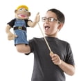 thumbnail image 2 of Melissa & Doug Construction Worker Puppet With Detachable Wooden Rod for Animated Gestures, 2 of 5