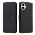 thumbnail image 4 of PANDACO Black Suede Wallet Case for iPhone 16, 4 of 5