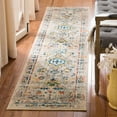 thumbnail image 5 of SAFAVIEH Madison Alys Vintage Traditional Area Rug, Green/Turquoise, 4' x 6', 5 of 6