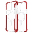 thumbnail image 4 of Frusde for iPhone 15 Pro Max Clear Magnetic MagSafe Case Full Protective Shockproof Wireless Charging Case-Orange, 4 of 5