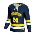 thumbnail image 2 of Youth GameDay Greats  Navy Michigan Wolverines Lightweight Men's Hockey Team Fashion Jersey, 2 of 3
