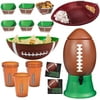 Game Day Bro Pack Football Tailgate Party Tableware Foodie 86pc Serving Set
