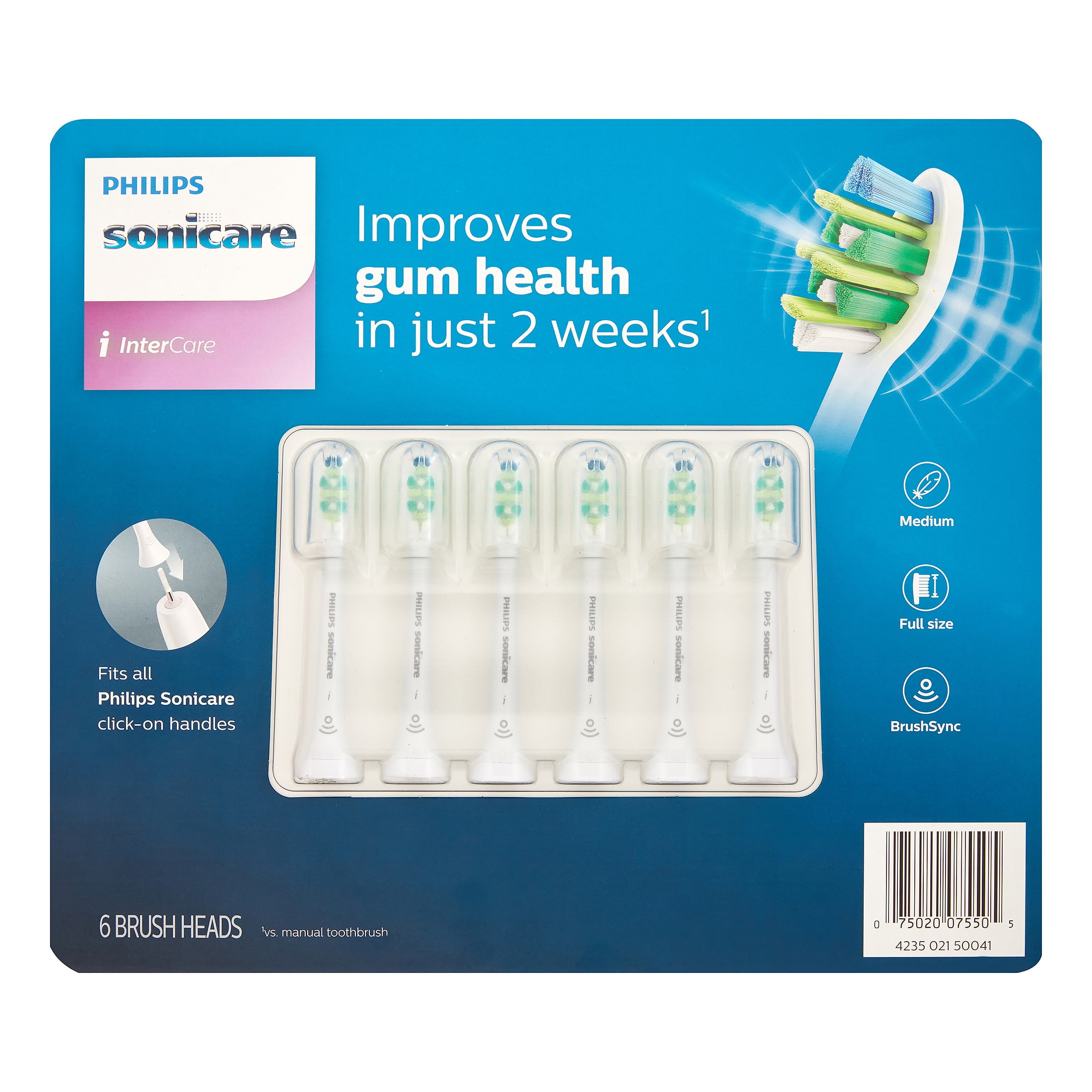 philips intercare brush heads