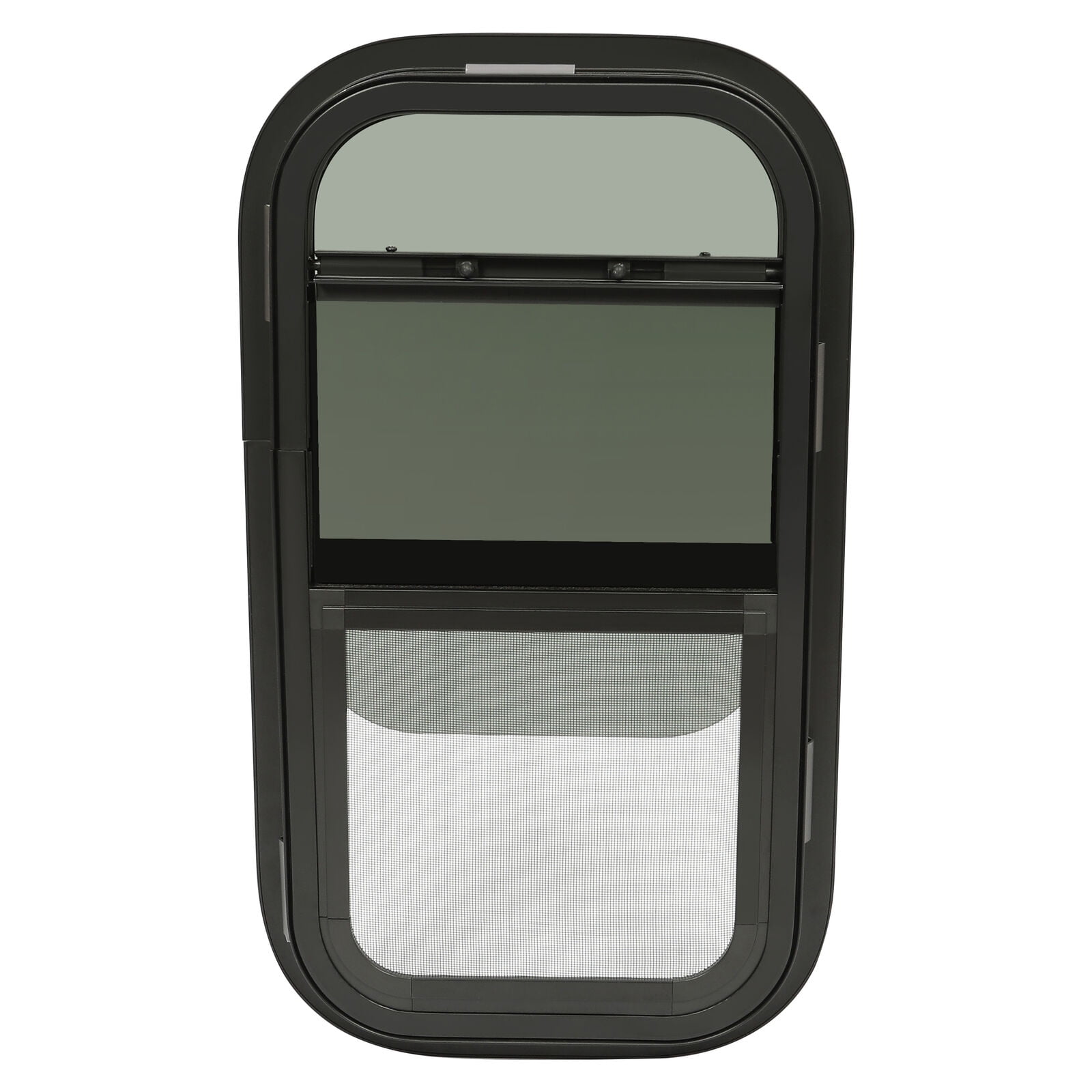 Kojem 2PCS 12 x 22 RV Window Tiny House Vertical Slider W/Screen