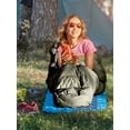 thumbnail image 6 of Warm Washable 3–4 Season Mummy Sleeping Bag for Adults – 15–45 ℉ , Long Size, Green, Compressible, Polyester, 6 of 7