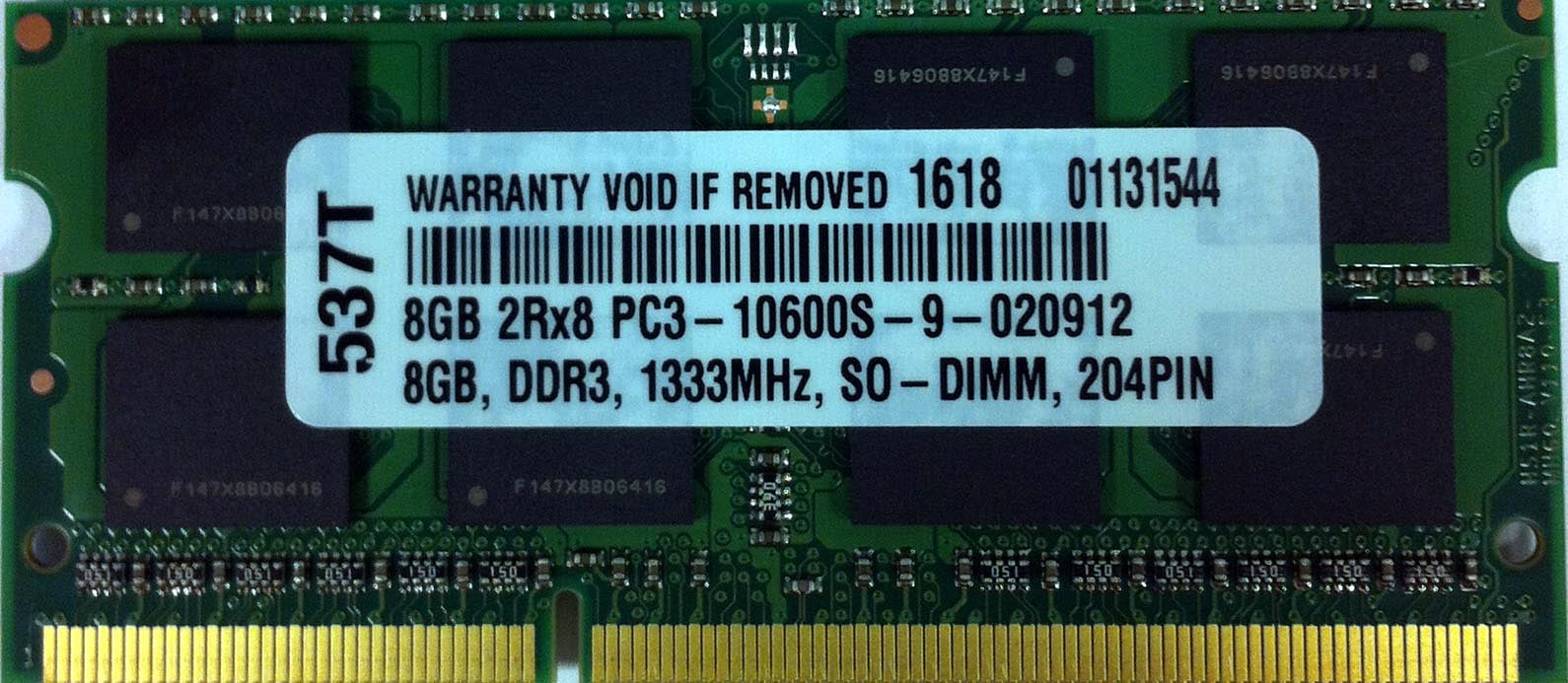 parts-quick 8GB DDR3 Memory for Toshiba Satellite Pro L830 PC3-12800S 204 pin 1600MHz Laptop SODIMM Compatible RAM 