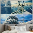 thumbnail image 2 of Orinice Sailboat Rope Polarizing Filter Tapestry Wall Hanging Unique Style Graphic Tapestries for Home Wall Decor Living Room Bedroom Farmhouse Dorm 40x30inch, 2 of 6