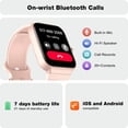 thumbnail image 2 of Reloj inteligente Fitpolo para mujer de 1.8 pulgadas Touch Fitness Android iOS, 2 of 8
