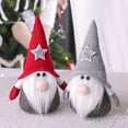 thumbnail image 5 of Gnomos de peluche de Navidad hechos a mano para el hogar, gnomo de Tomte para estatuilla de enano sueco, decoraciones de esquina de café de 8 pulgadas (rojo) oso de fresa  Juguete, 5 of 5