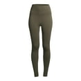 thumbnail image 3 of Warner's Women's Twill Seamless Leggings, 1-Pack, 3 of 7