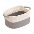 thumbnail image 4 of DOLITY Panier de Rangement Grande Capacité avec Poignées Panier à Serviettes Boîte de Rangement Paniers pour 38cmx29cmx19cm, 4 of 9