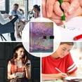 thumbnail image 5 of Leather Notebook with Pen Holder Writing Notepad Includes 100 Pages Lined Journal Purple Trees, 5 of 6