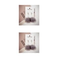 thumbnail image 2 of yingyy Dangle Earrings Popular Accessories Long Pattern Alloy Ball Earring Anniversary Gift Unique Ear Stud Wedding Party Jewelry Use Gray+Rhinestone 2Set, 2 of 6
