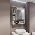 thumbnail image 2 of Botiquín de Baño con Espejo Maderkit Alba gris, 2 of 7