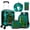 5PC Kids Luggage Set - Dinosaur Green, variant on 5-Piece Kids Luggage with Wheels – Smart Hardshell Girls Suitcase with 360° Spinner, Lightweight Airline-Approved Carry-On (16") Set for Travel, Clever Cat Pink