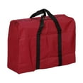 thumbnail image 3 of Unique Bargains 40L Capacity Storage Tote with Zippers Clothes Moving Tote Bags, Red, 3 of 5