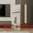 YouYeap Full Length Mirror 65"x22" Gold Rectangular Body Dressing Floor