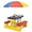 Multicolor, variant on KOTEK Kids Picnic Table Set w/Removable Umbrella, Outdoor Party Table and Bench for Tea Time & Study, Brightly Colored Toddler Activity Table for Home, Kindergarten & Nursery (Multicolor)