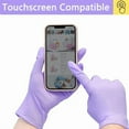 thumbnail image 6 of 10-100pcs Disposable Purple Nitrile Gloves Latex Free Waterproof Suitable for Kitchen Food Processing Beauty Salon Work Glove, 6 of 10