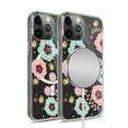 thumbnail image 3 of For iPhone 13/14 Case Magnetic Circle Unique Design Phone Cover + Tempered Glass, 3 of 6