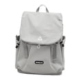 thumbnail image 4 of Mochila de viaje de gran capacidad para la universidad, ideal para adolescentes, mujeres, hombres y negocios. Gris, 4 of 8