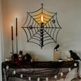 thumbnail image 4 of Fmbmuo Spider Web Candle Holder Hanger Metal Wall Candle Lantern Modern Fall Decorations For Home, 4 of 5