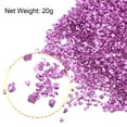 thumbnail image 3 of Uxcell 20g Crushed Glass Chips, 1-3mm Irregular Metallic Sequins Glass Stone Purple Red, 3 of 5