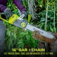 thumbnail image 5 of Sun Joe 48V Cordless 16-inch Chainsaw, 2 x 2.0-Ah Batteries & Charger, 5 of 15