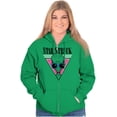 thumbnail image 3 of Alien Sunglasses Cool Funny UFOs Zip Up Hoodie Men's Women's Brisco Brands S, 3 of 6