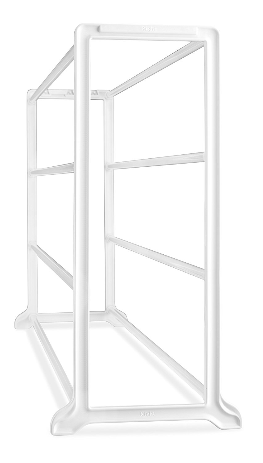 Whitmor 4 Tier 20 Pair Floor Shoe Rack White 9 X 35 75 X 18 75 Walmart Com Walmart Com