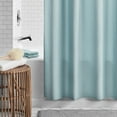 thumbnail image 7 of Mainstays Eco-Friendly Waffle-Weave Fabric Shower Curtain, with Recycled Polyester, 72” x 72”, Blue, 7 of 7