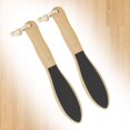 thumbnail image 3 of 2pcs Wooden Double Sided Foot File Callus Remover Pedicure File for Cracked Dead Skin Remover, 3 of 8